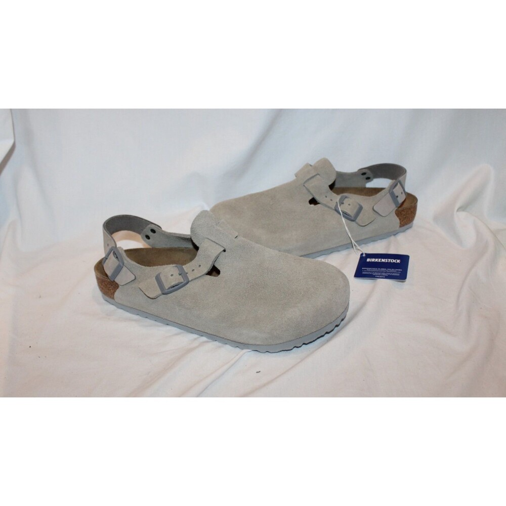 Birkenstock Tokio Men's Suede Sandals STONE GRAY NEW EU 42 REGULAR US 9